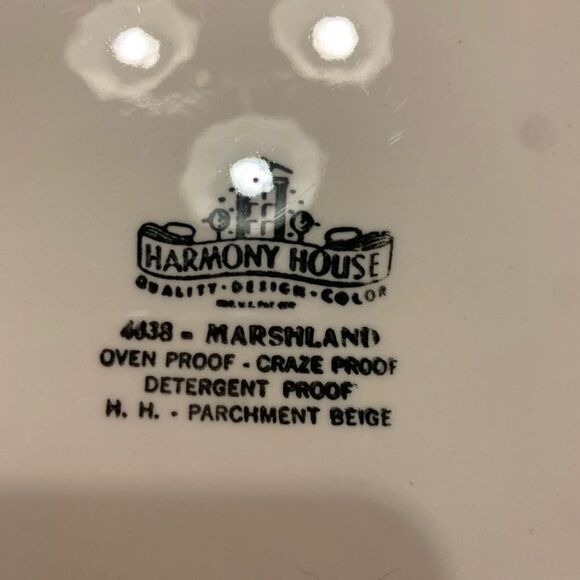 Vintage Harmony House Marshland 4638 Platter Beige - Picture 8 of 12